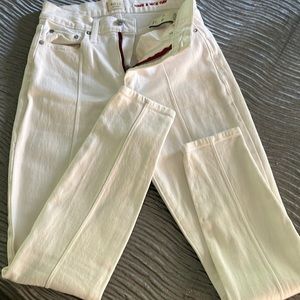 Alice and Olivia LA white jeans